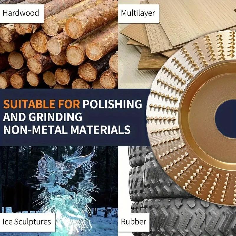 Wood Grinding Polishing Wheel Rotary Disc Angle Grinder Wood Carving Set Sanding Wood Tool Abrasive Disc Tools for Cutting
