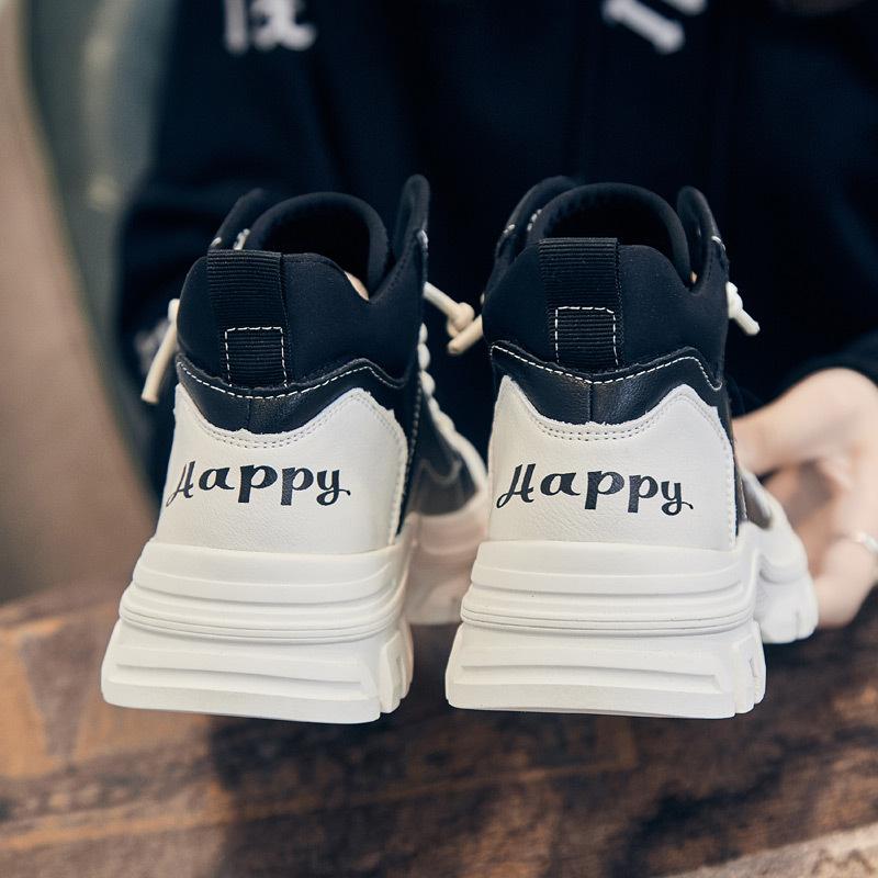 Fashion GKTINOO 2025 Autumn Winter Shoes Genuine Leather Sneakers Fashion Boots for Women Thick Sole Women Ankle Boots Ladies Botas