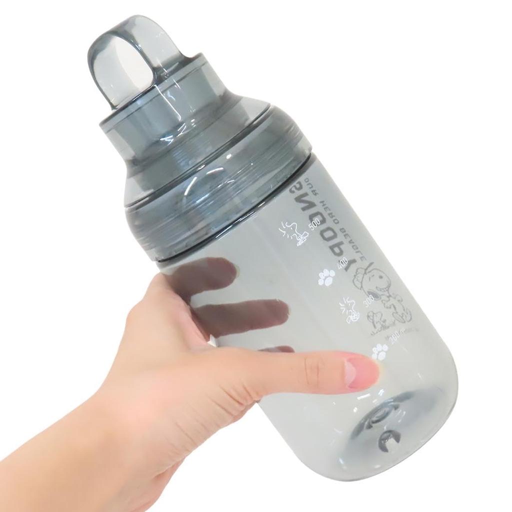 Marimo Craft Snoopy Clear Water 700ml Direct Drinking Character x H215mm Bottle, / Bottle, Goods, Gray, 85