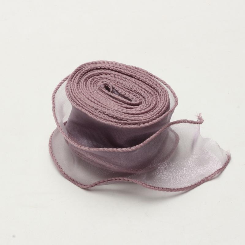 Coreless Iridescent Fishtail Satin Ribbon for Bouquet Packaging