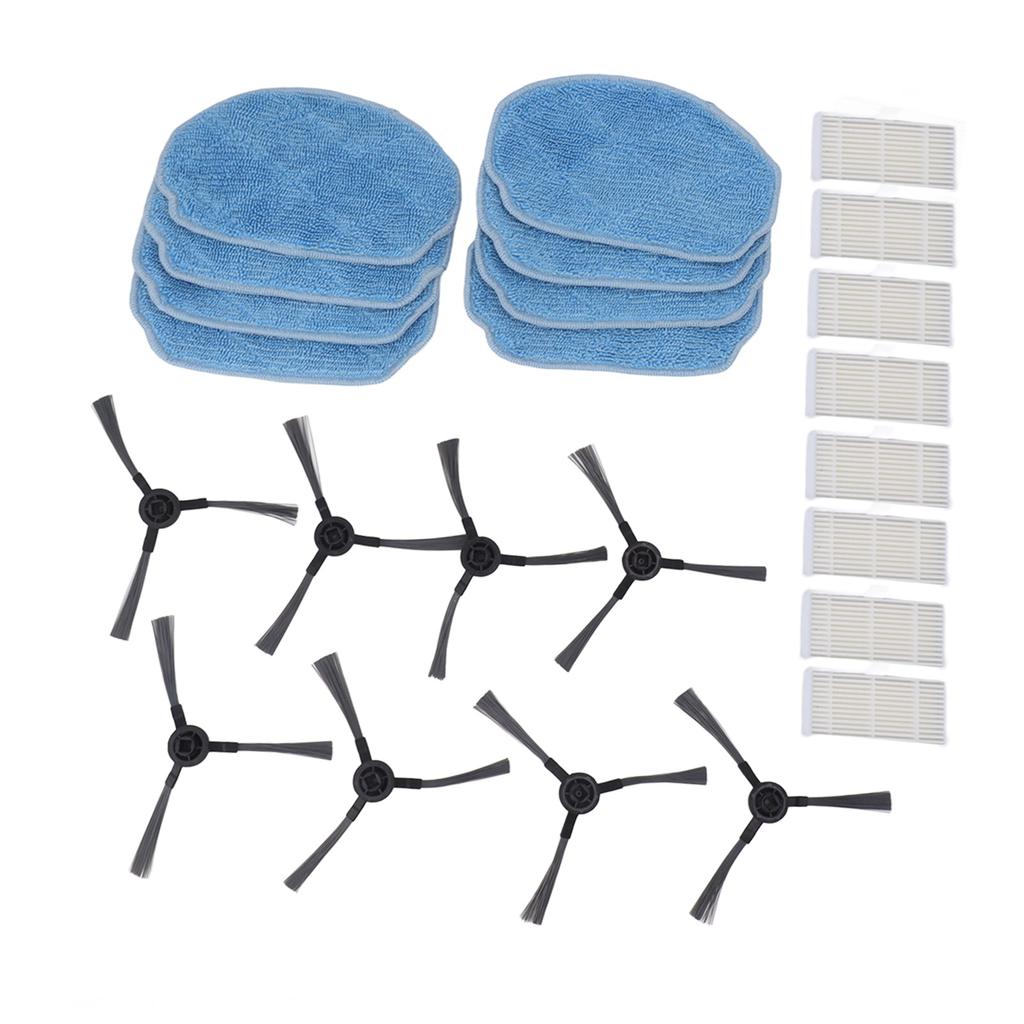Robotic Vacuum Cleaner Accessories Kit Mop Cloth Side Brush Filter Parts Replacement For Mannv