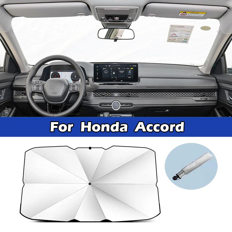 Car Front Windshield Sunshade Umbrella UV Protection Auto Accessories For Honda CR-V XR-V Odyssey Vezel Fit Breeze Civic Accord