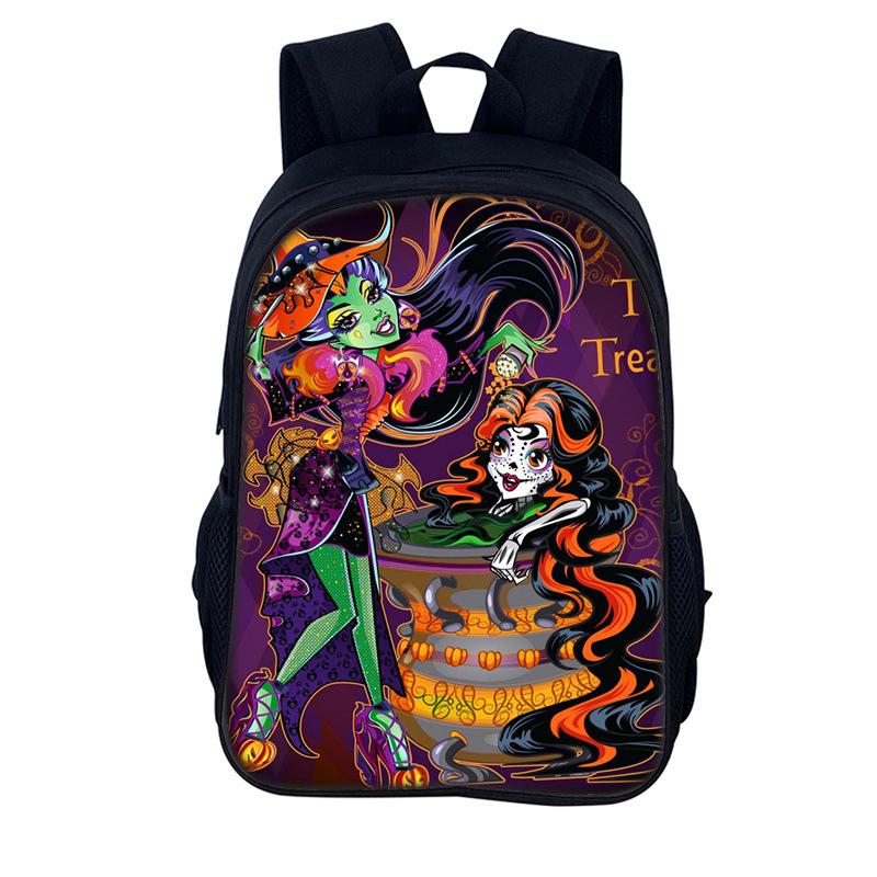 

Шкільний рюкзак Monster High, Дитячий рюкзак Elf High School KTB Genie High School New 15 Single Backpack