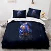 Game Valorant Neon Beding Set Young Boys Young Girls Twin Quen Sized Dimensions Soft Duvet Cover Pilowcase Bed Children Kids Adult People Fashion Home