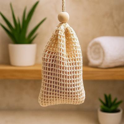 Soap Bag, Washed Jute