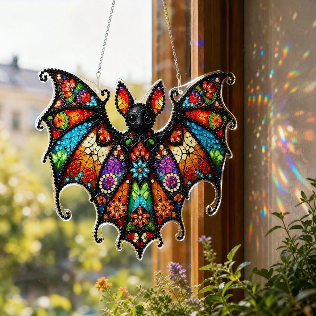 Acrylic Hanging Ornament for Window and Garden Decor