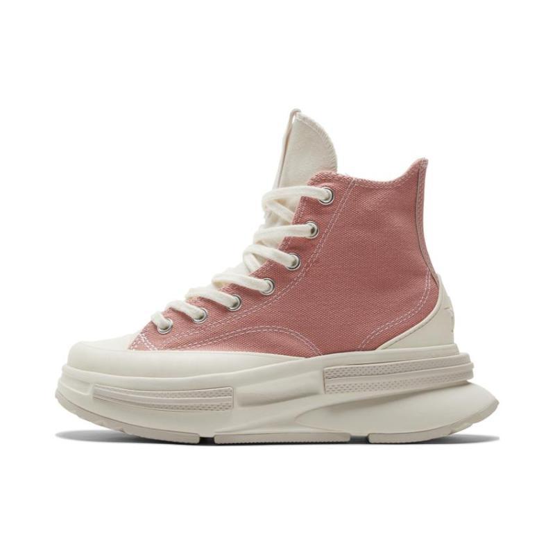 Converse Run Star Legacy Trendy Vintage Platform High Top Espadrilles Unisex Sunset Pink