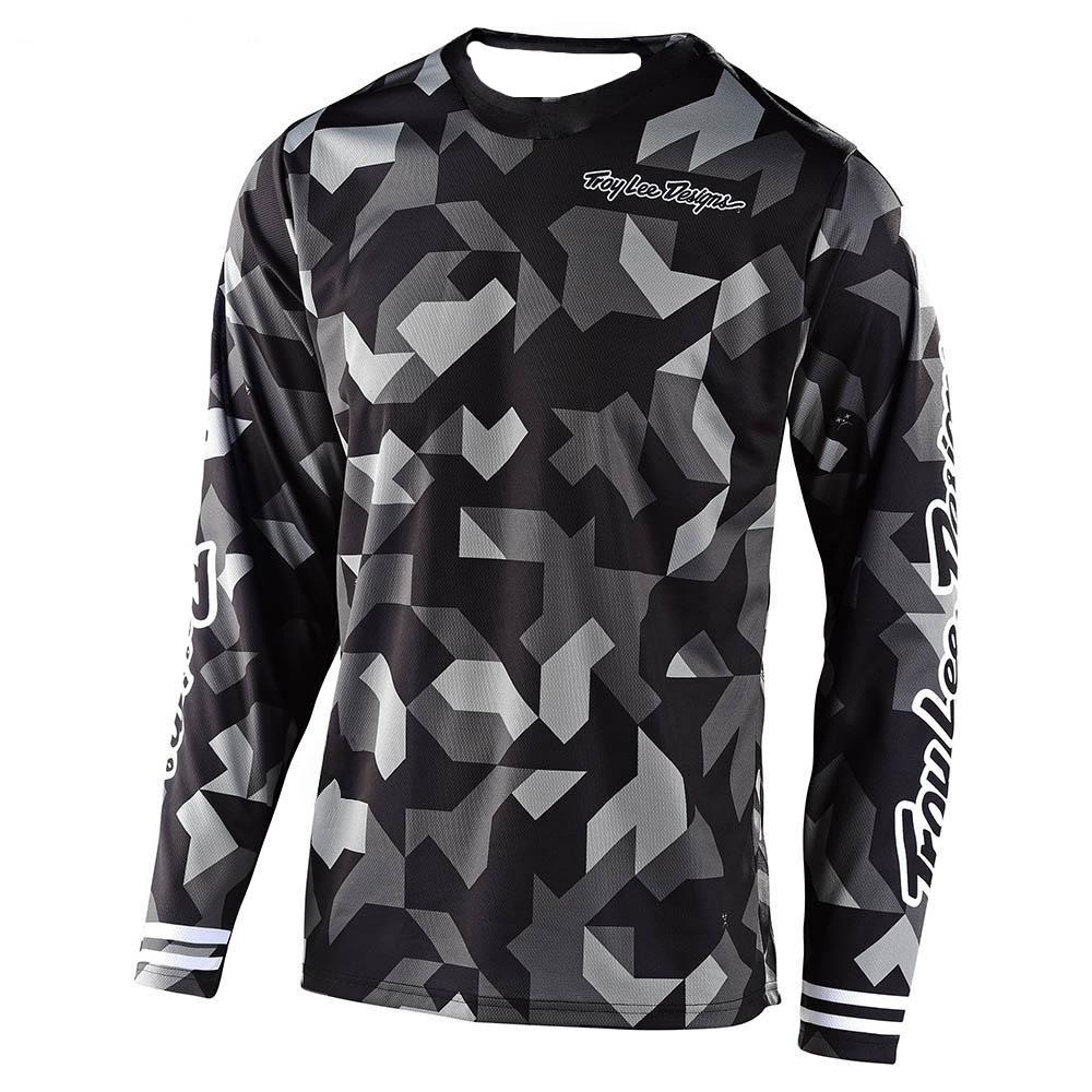 3D-gedrucktes Offroad-Motorrad Langarm-T-Shirt Radtrikot Mode Bequem Mountainbike-Fahrradanzug Herren Schnelltrocknendes Oberteil