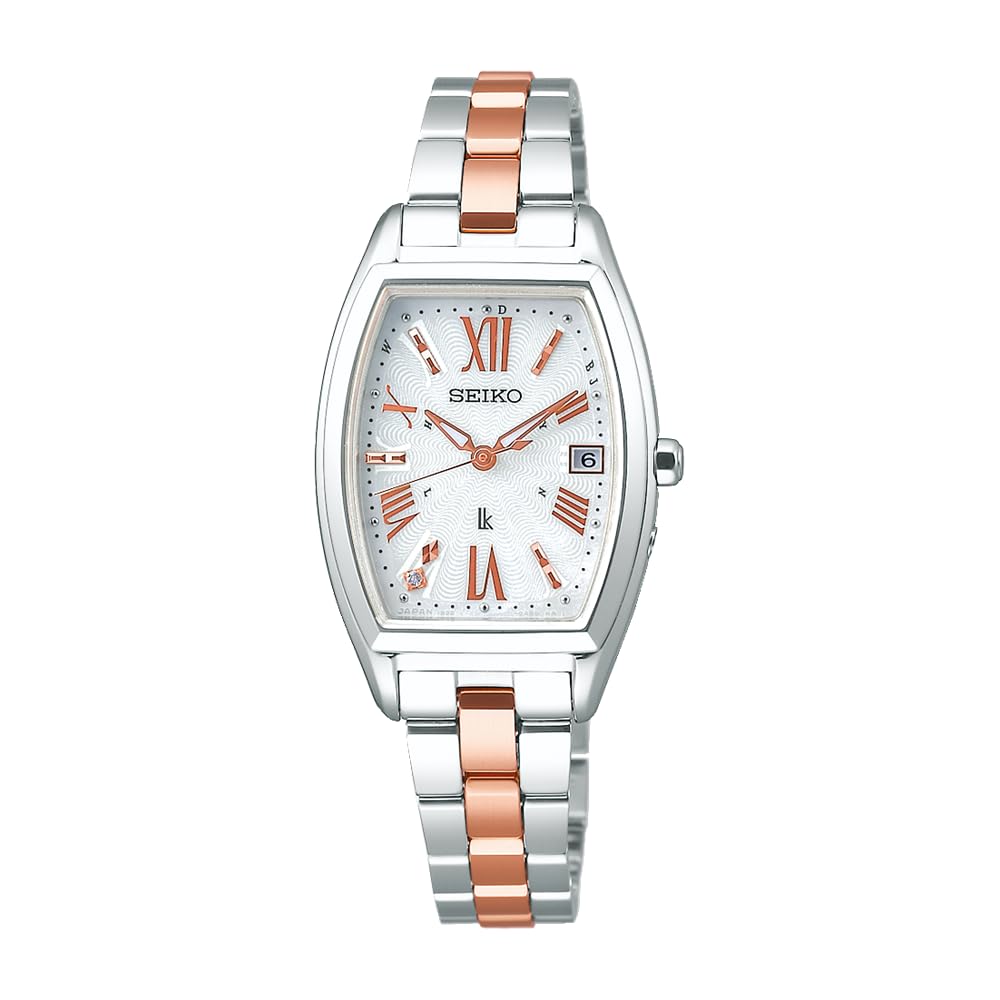 

Lucia Solar Radio Wave White Pearl Dial with Diamond Sapphire Glass SSVW117 Silver [Seiko Watch] Women s