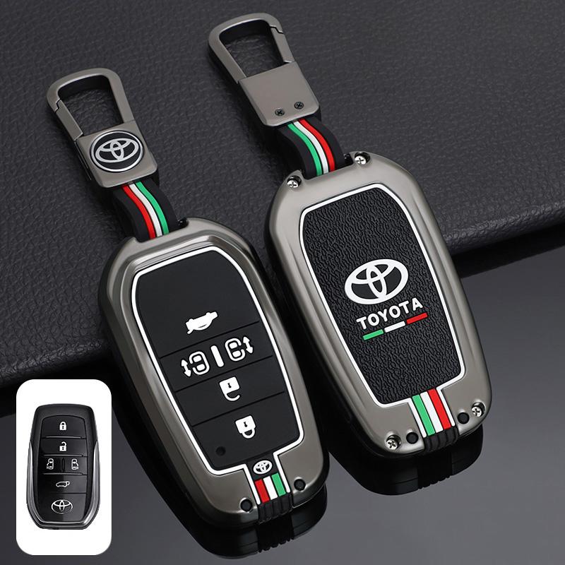 Car Remote Key Cover Case Shell For Toyota RAV4 Highland Coralla Hilux Fortuner Land Cruiser Camry Crown Keychain Accessories
