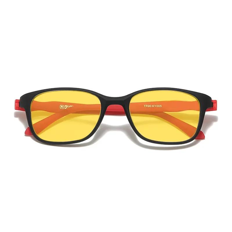 Anti Blue Light Night Vision Glasses for Men Night Driving TR90 Sports Sunglasses Outdoor UV400 Eyewear Unisex Computers Goggles