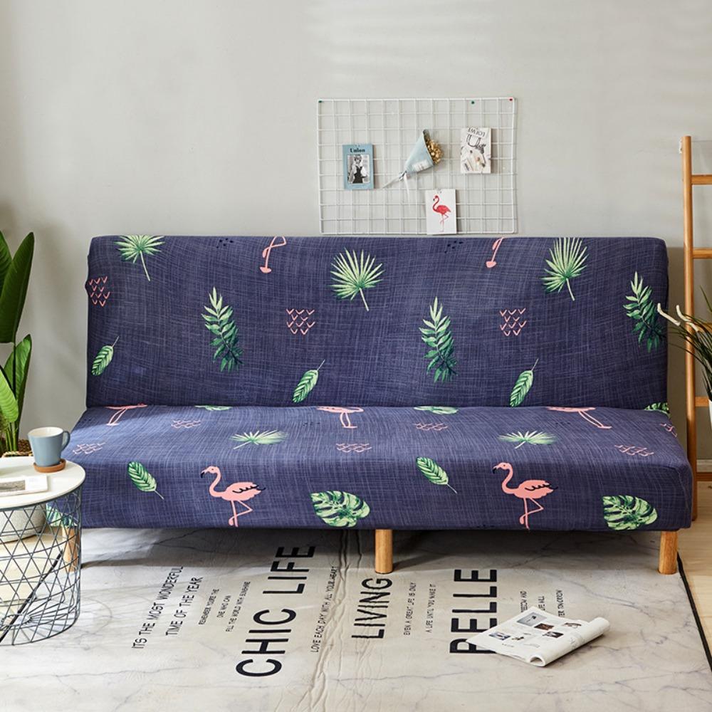 Milk Silk Elastic Sofa Cover Slipcover Furniture Protector Dustproof Stretchable No Armrest Full Coverage