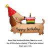 Matte Aluminum Capybara Cartoon Balloons for Kids' Birthday Party Decorations