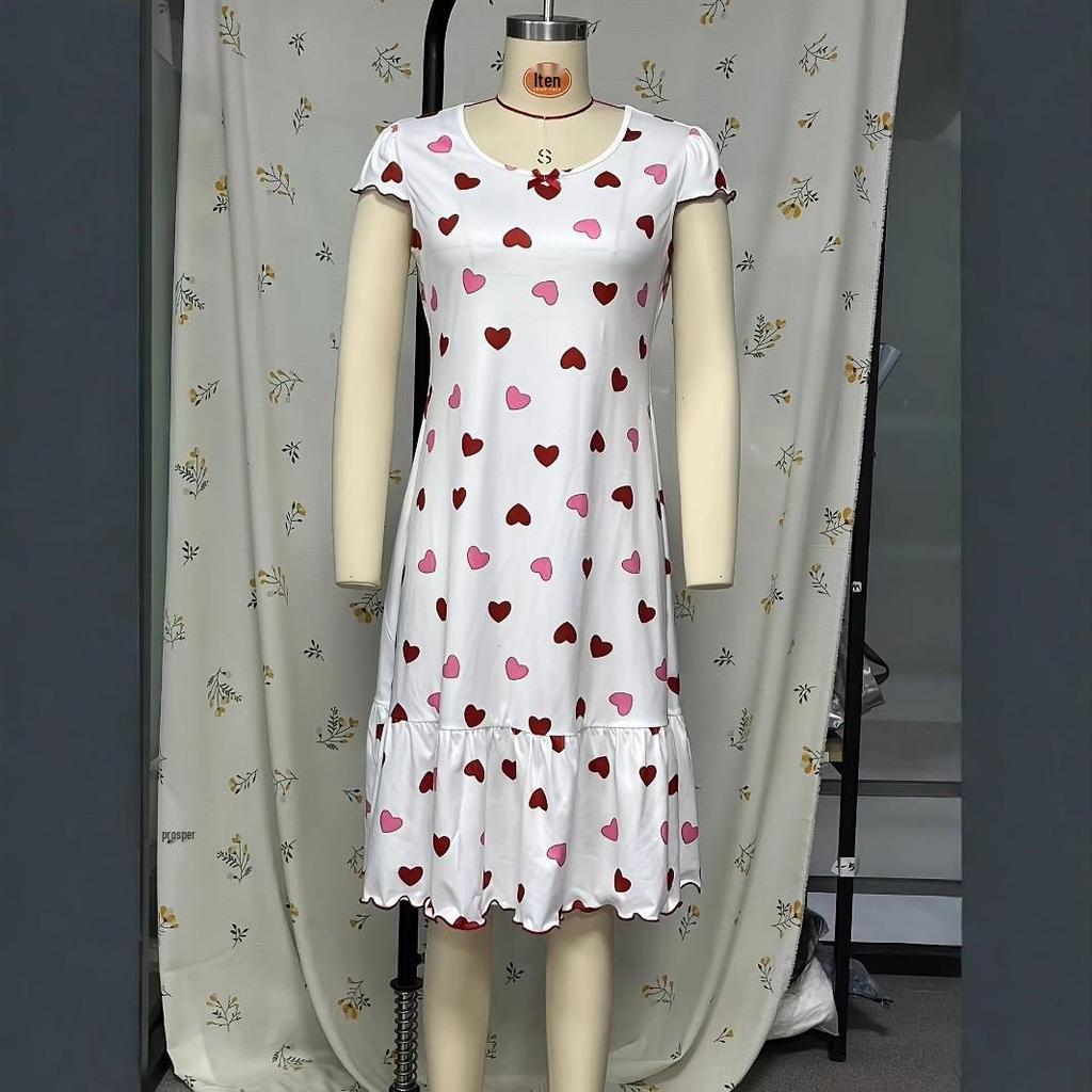 Summer Sexy Women's Casual Pajama Dress Nightgown Short Skirt