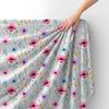 Royal Samt Stoff Polyester Zum Nähen - Motiv Blumen - Rdx2065