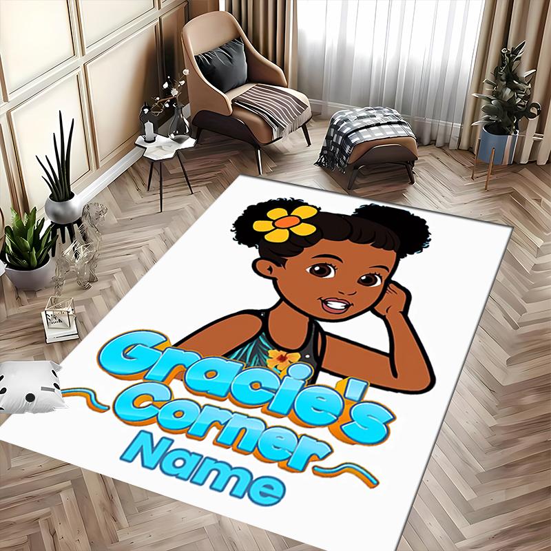 Custom personalization Gracies Corner Area Rug - Perfect For Kitchen, Bathroom,Laundry Room Decor Large Size Available,Gift All Seasons