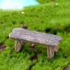 Mini Dollhouse Wooden Chair Doll Furniture Stool Fairy Garden Miniatures Decor  Model Dolls