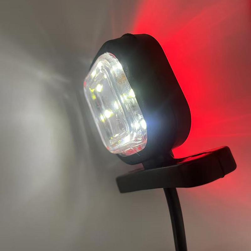 1X 10-30V Car Truck Side Marker Light Clearance Turn Signal Indicator Lamps Rear Brake Stop Lights For Trailer Lorry