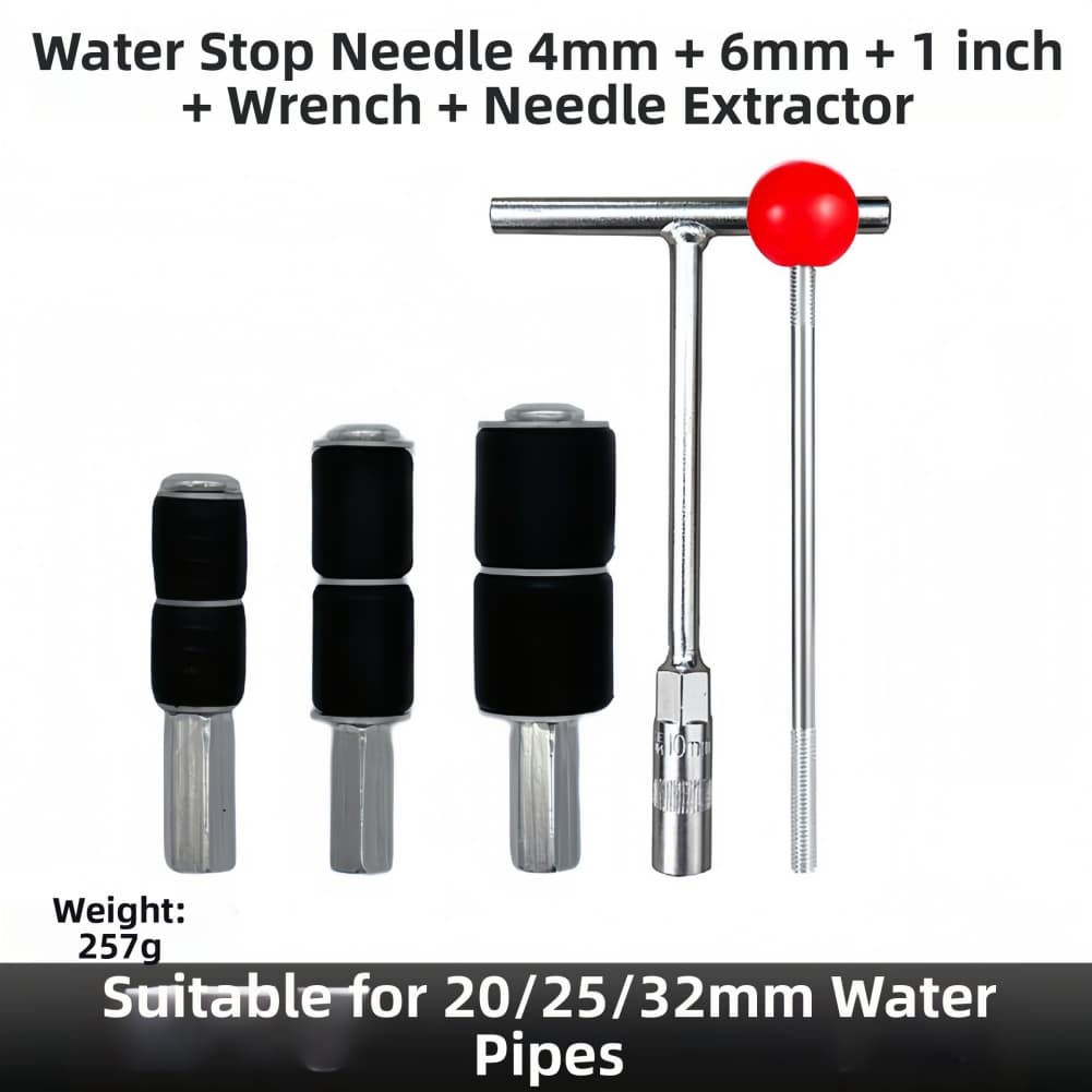 Pipe Plugging Tool Stainless Steel Pipe Water Stopper For Plumbing Systems Water Shut-off Quick Leak Repairs