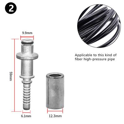 Slangplugkoppeling met huls voor Karcher K hogedrukreiniger pijptip reparatie connector adapter