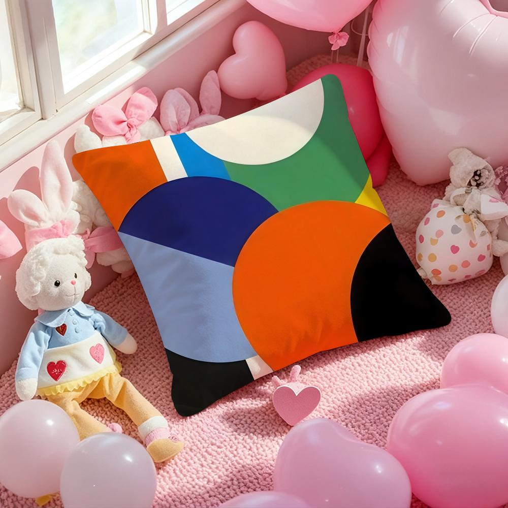 B-Bauhaus Designs Famous Cushion Cover Pattern Printed Pillowcase for Living Room Sofa Cushion Cover & Bedroom Decor