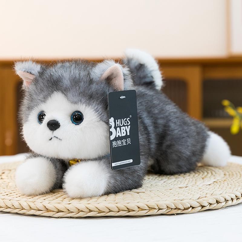 Adorable Calico Cat & Dog Plush Toy - Lying Pillow for Kids' Room Decor