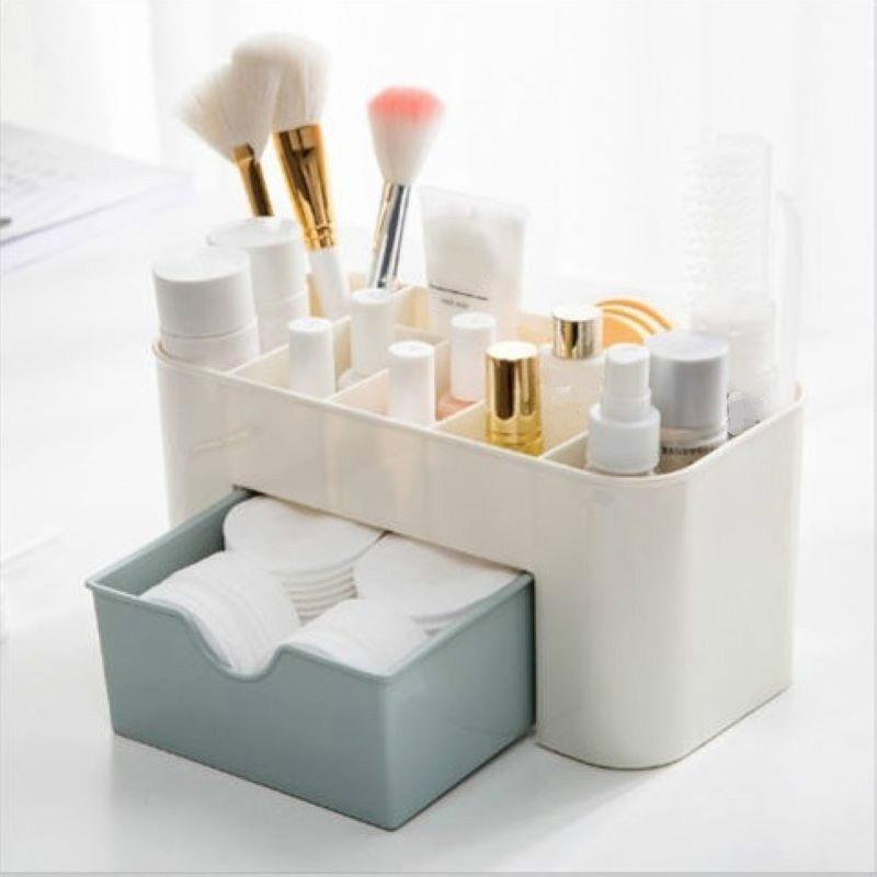 1 Stück Praktischer Damen Plastik Make-up Koffer Kosmetik Lippenstift Parfüm Halter Organizer Box