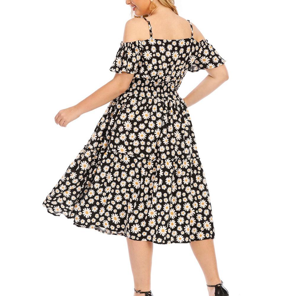 ladies midi skater dress