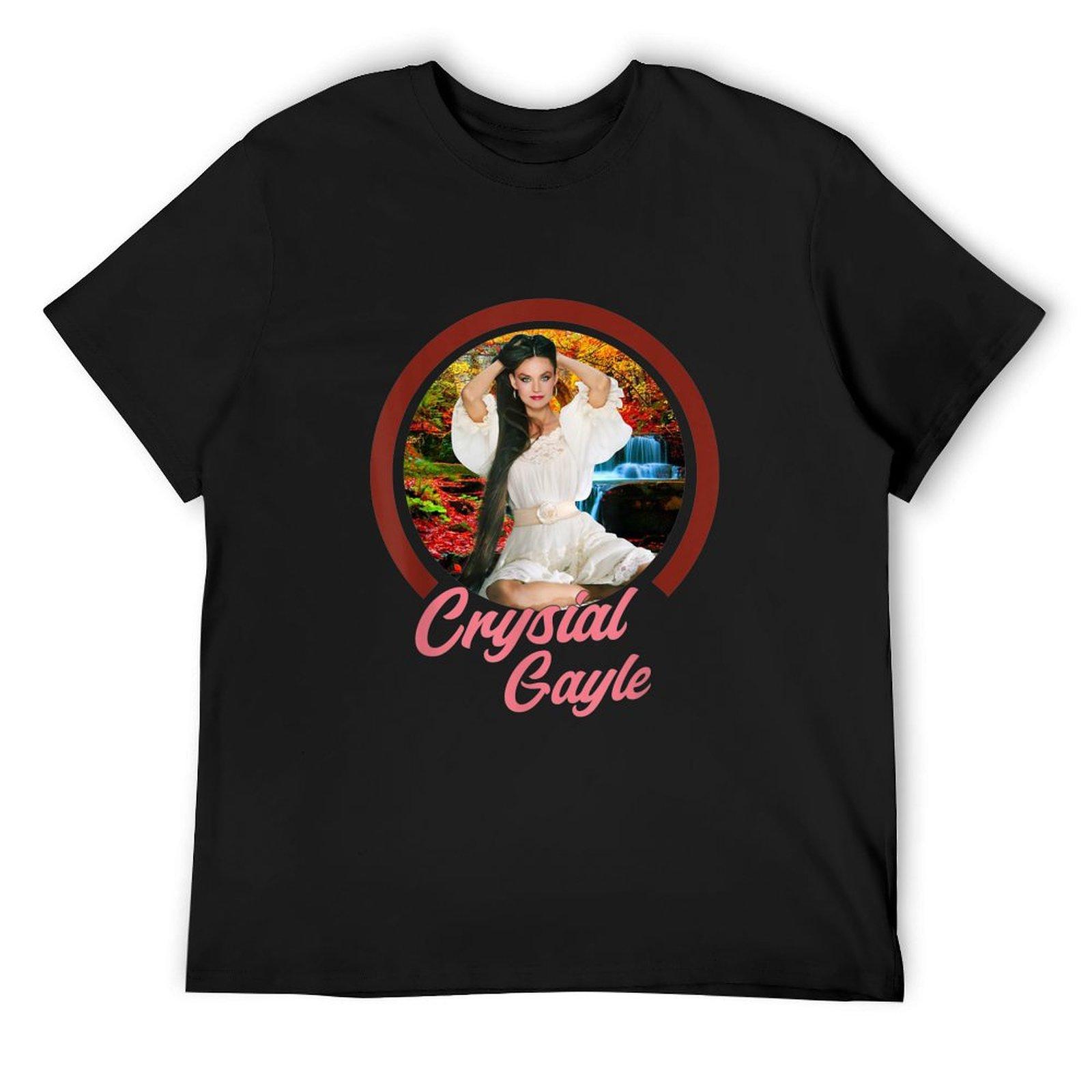 

Crystal Gayle T-Shirt graphic t shirts rapper graphic tees vintage clothes men clothing 4XL