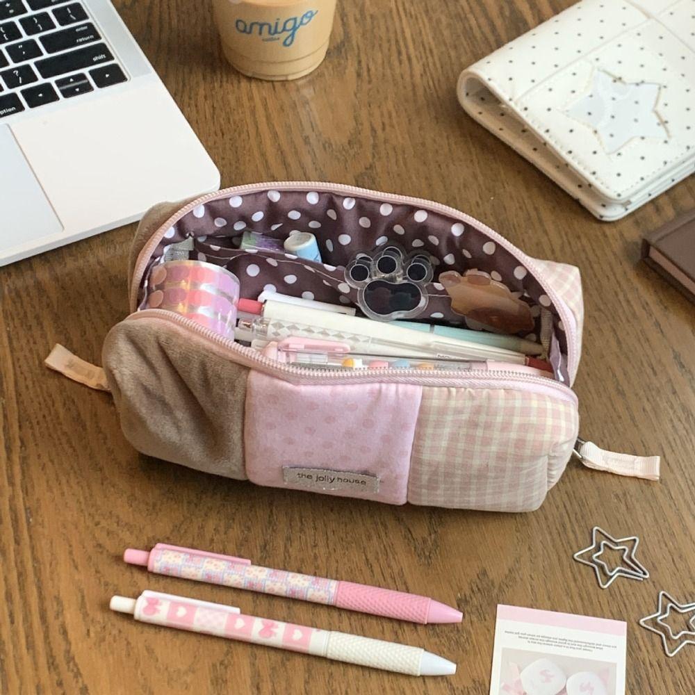 Soft Pencil Case Anti-fall Pen Bag High Quality Pencil Pouch  Back To School