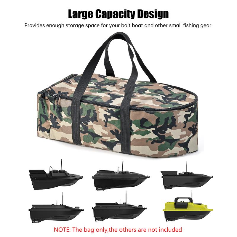 Carry Bag for Bait Boat Water Repellent Fishing Boat Storage Bag Waterproof Tear-resistant Bait Boat Storage Bag 1000D Oxford