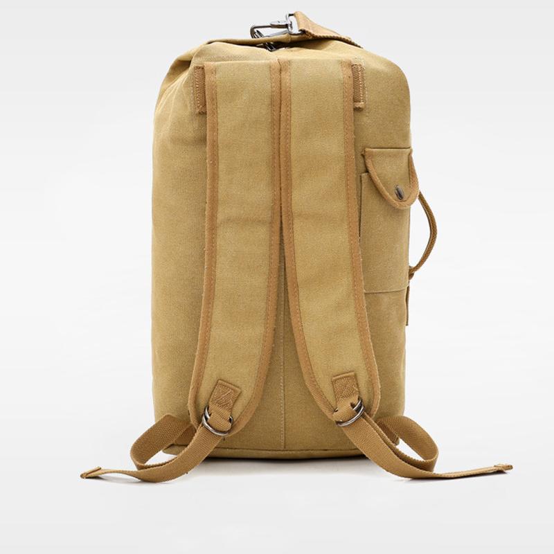 Rilibegan Canvas Backpack Large Capacity Can Carry Outdoor Backpack Leisure Travel Bag Sports Fitness Bag Premium