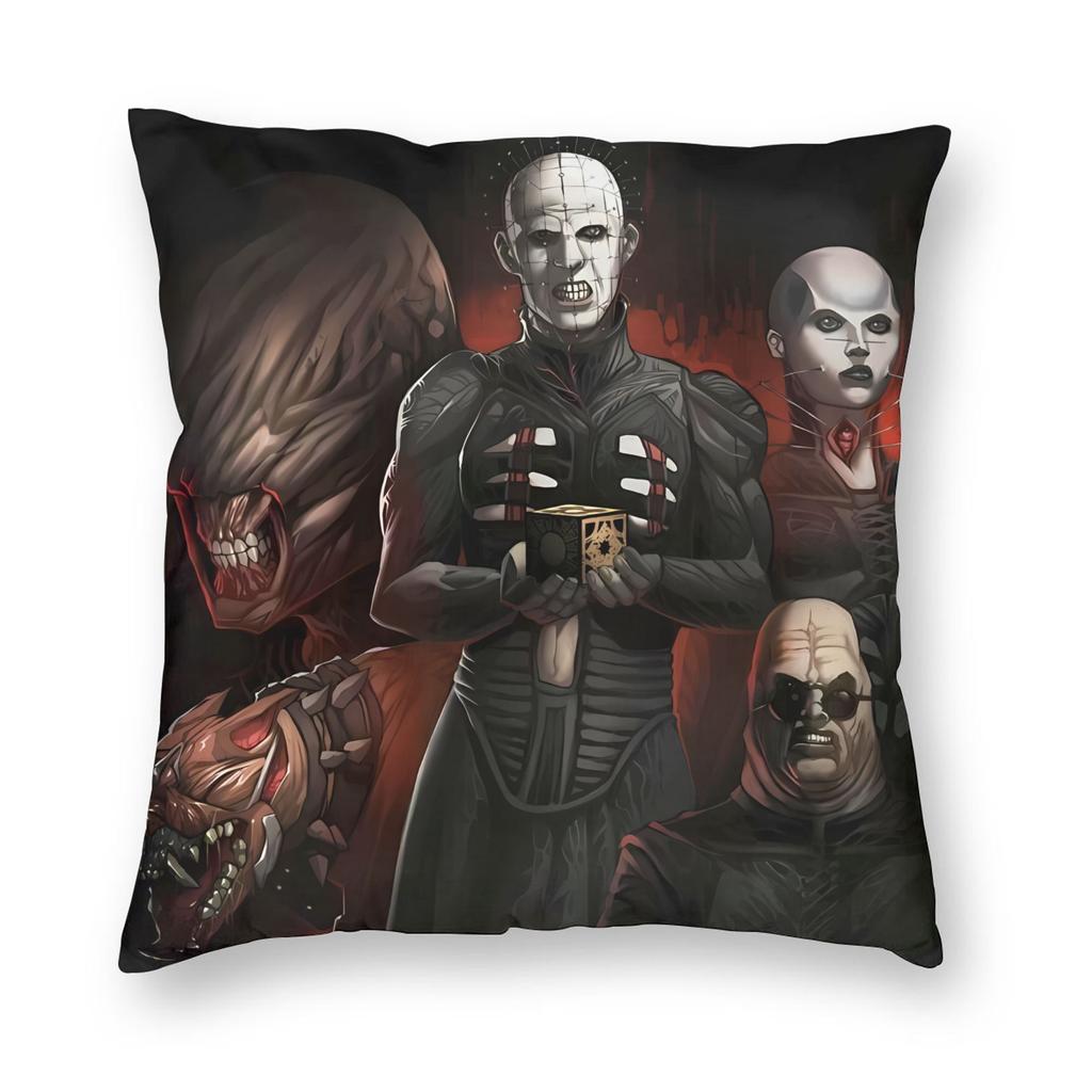 Pillow Case Hellraiser Pinhead Lament Design Pillow Cover For Sofa Car Home Decor Novelty Pillowcases