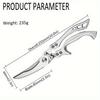 3PCS Stainless Steel Utility Knife Chef Knife Sashimi Knife Boning Knife Multipurpose Knife Kitchen Scissors