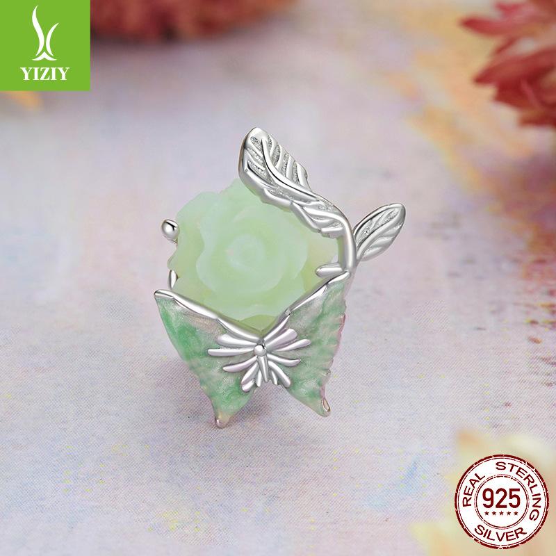 

Роза Бабочка Бисероплетение Ветер Персонализированный Сделай Сам Браслет Бисероплетение Аксессуары Цветок Растение Животное Бусины