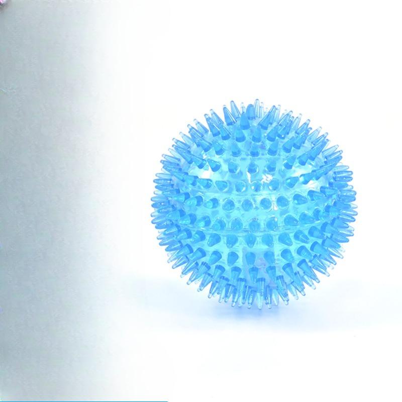 

The Dog Toy Spines Ball Is Tough To Bite, The Sound-making Ball Makes A Sound for Self-entertainment and Boredom, and The Big Dog Ball Squeaks 6.5cm синий
