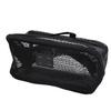Mesh Makeup Bag Large Capacity Open Flat Toiletry Bag Travel Organizing   Pouch for Women