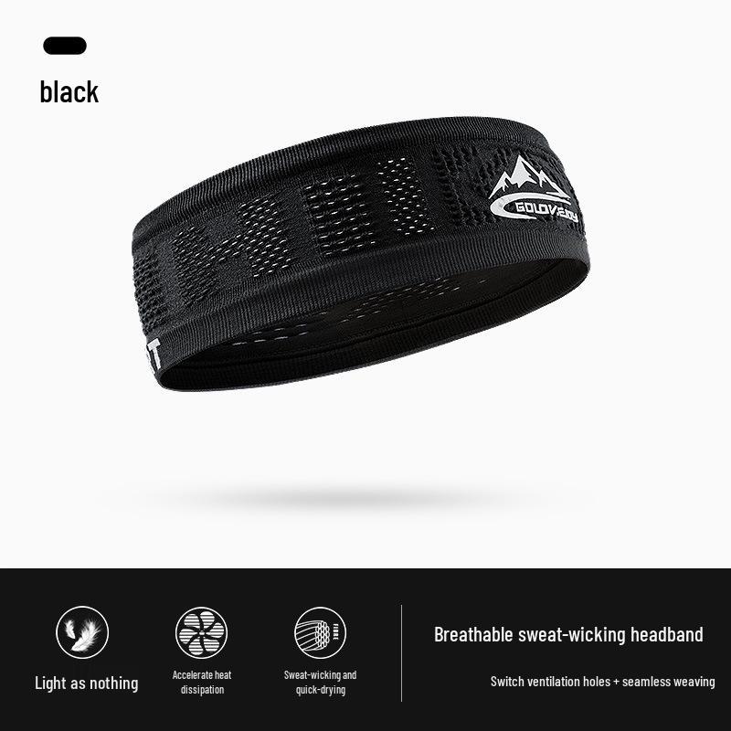 Women's Summer Sports Sweat-Absorbing Headband - Breathable, High-Elastic Fitness Hairband