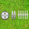 150MM Lawn Mower Blade Plastic Metal 4inch Saw Blade Grass Trimmer Heads Blade 8 Pack Weed Eater Saw Blade for Garden Power Tool