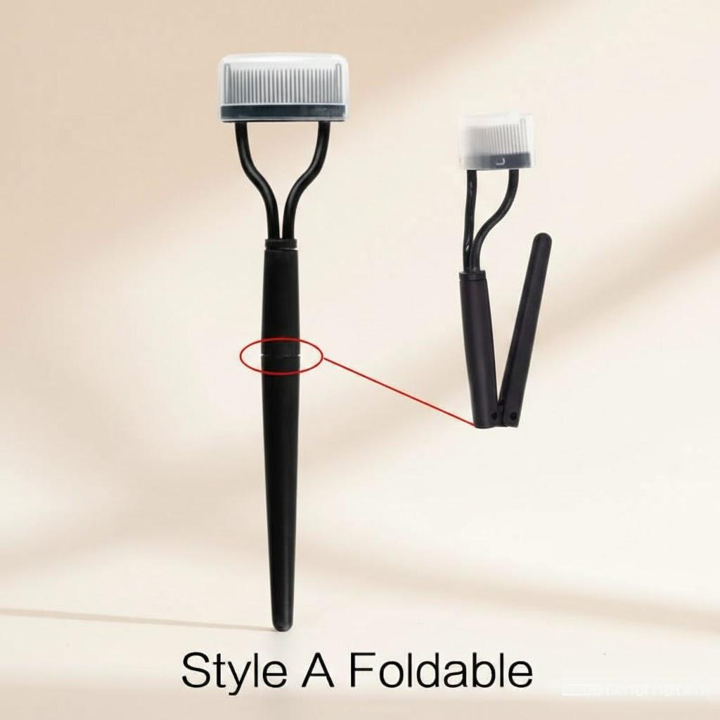 

1Pc New Folding Eyelash Curler Mascara Guide Applicator Eyelash Grooming Tool Eyebrow Comb False Eyelashes Makeup Beauty Tools