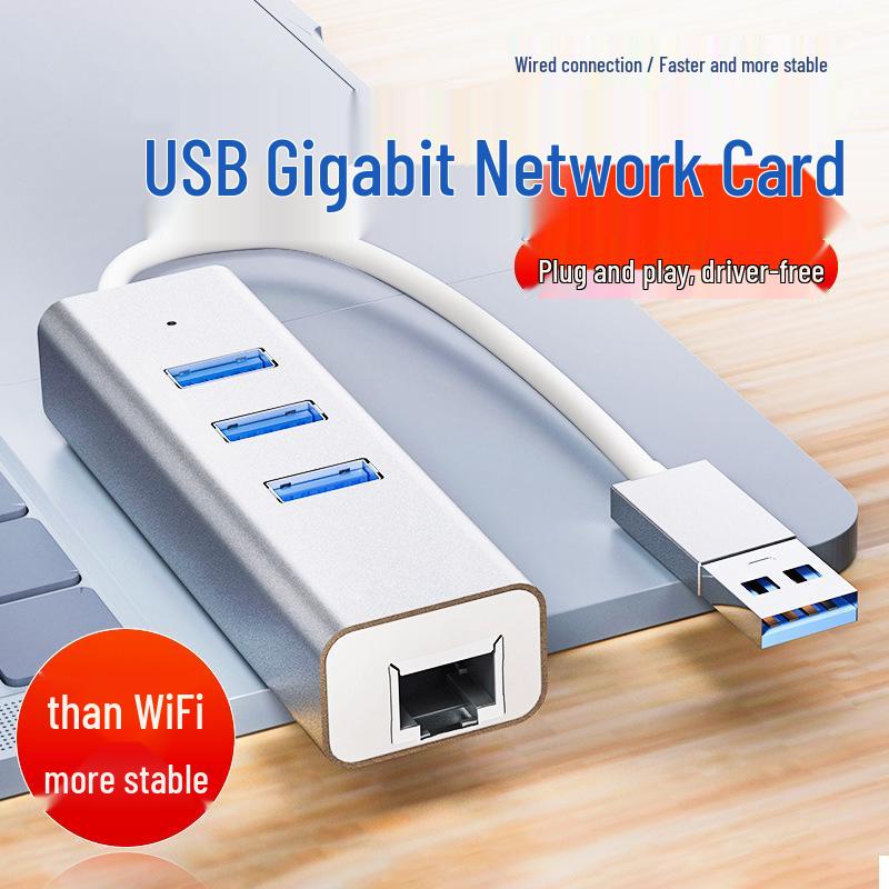 Driver-Free Type-C to RJ45 Gigabit Ethernet Adapter