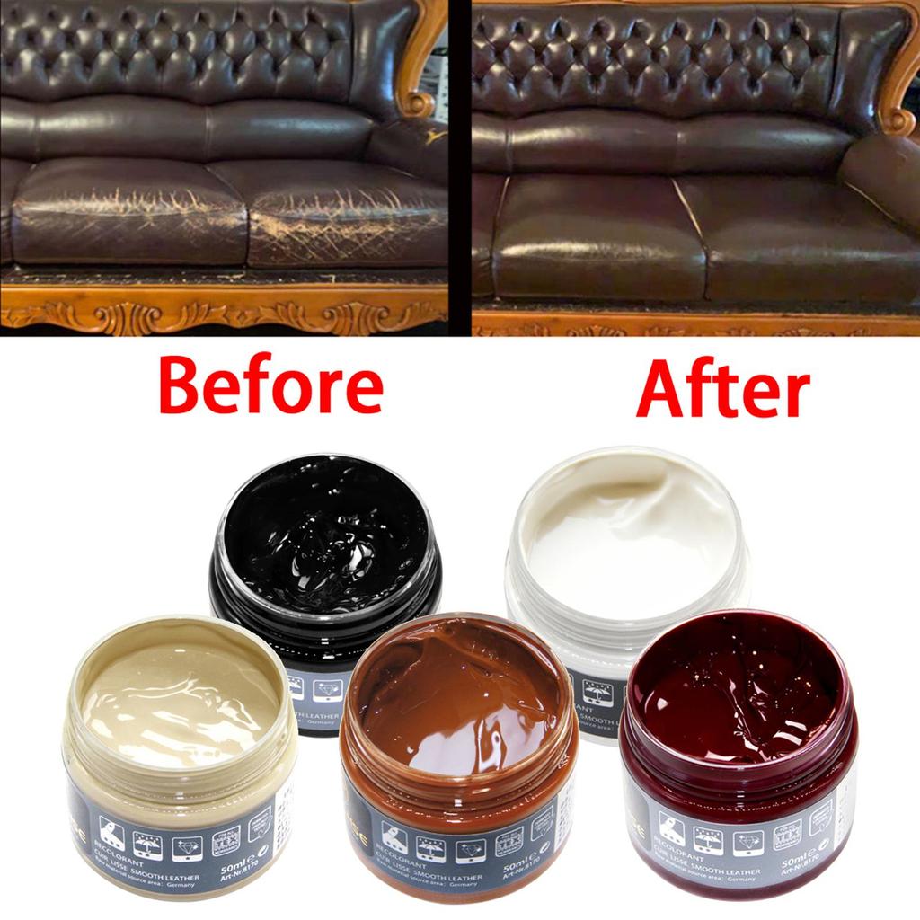 Leather Color Restorer Repair Dye Renew Paste Recoloring Balm