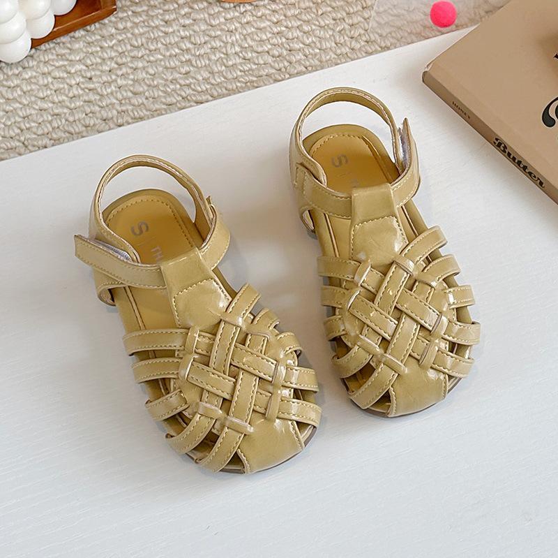 Korean Style Soft Sole Girls  Sandals 2026 - Versatile, Breathable, Closed-Toe Summer Shoes 26