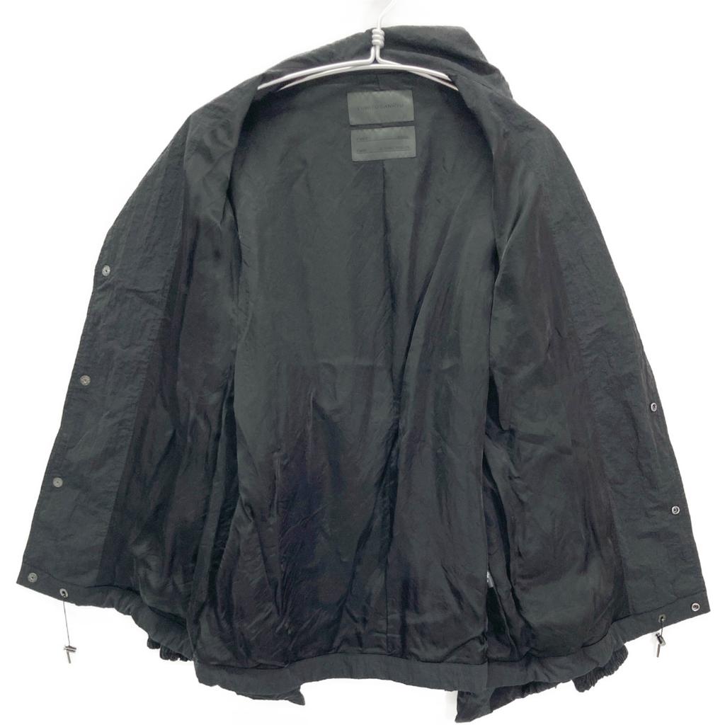 FUMITO GANRYU FU3-BL14 Black Kimono Coach Jacket Jacket 2 blackUsed