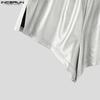 INCERUN Women Men Elastic Waist Glitter Back Hollow Fitted Mini Pants Shorts