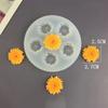 Reusable Silicone Flower Shaped Mold For Resin Clay Jewelry Tools Sturdy Flexible Easy Clean Design