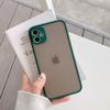 Phone Case For iPhone 14 15 13 12 mini 11 Pro X XR XS Max 7 8 Plus SE2020 Luxury Contrast Color Frame Matte Protective Case