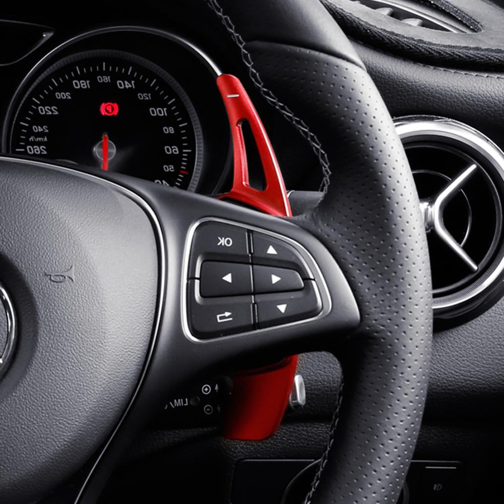 For Mercedes Benz C E Class W205 W213 MB GLE C292 W166 W167 2016-2021 Car Steering Wheel Paddle Shifter Extend DSG Sticker Style