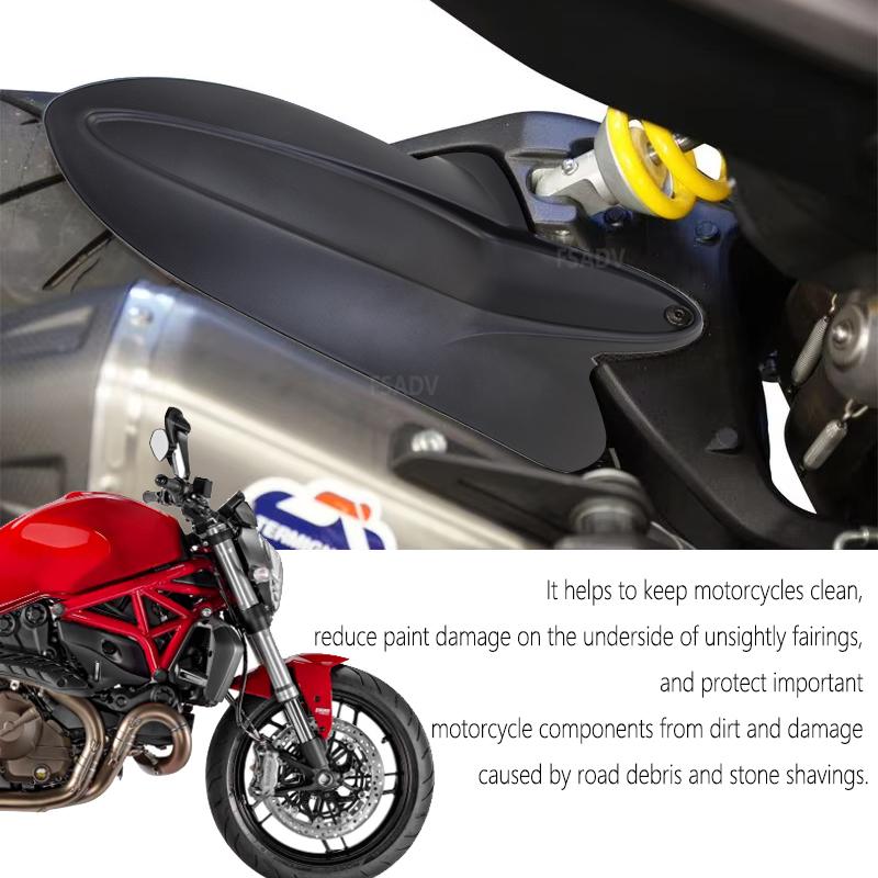 Motorcycle Rear Fender Wheel Mudguard Extender Extension Splash Guard For DUCATI Hypermotard 950/939/821 SP Hyperstrada