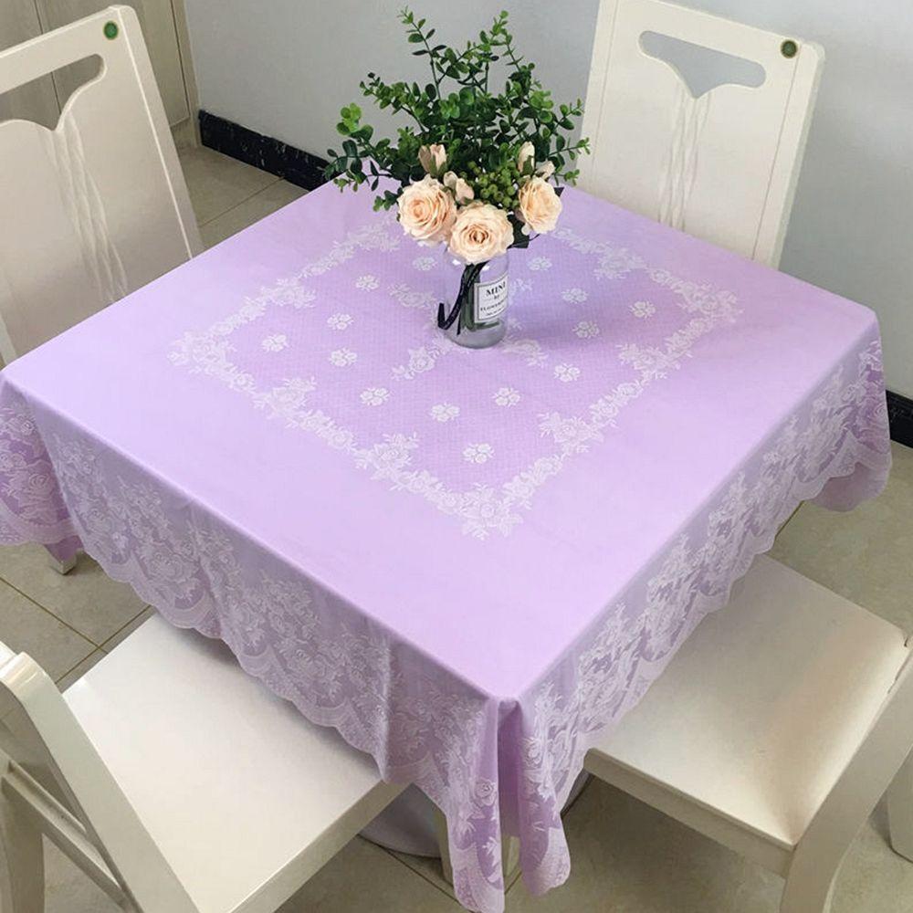 Waterproof, Oil-Proof And Anti-Scalding Coffee Table Tablecloth Leave-In Rectangular Dining Table Cloth Household Living Room Light Luxury Non-Slip